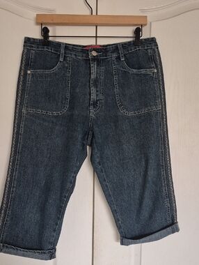 Cosmopolitan Indigo Relaxed Women's Jeans with Side Trim